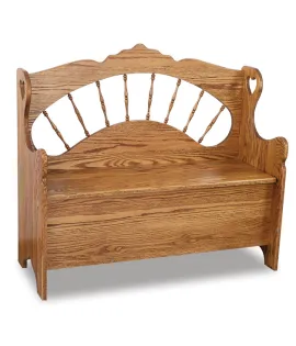 Sunrise Spindle Storage Bench