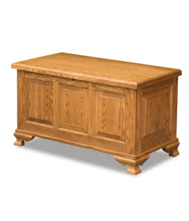 Triple Raised Panel Cedar Chest