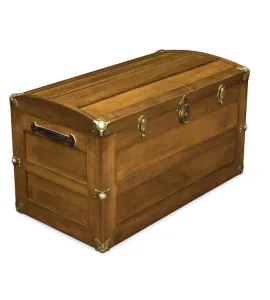 Trunk with Rounded Lid Chest