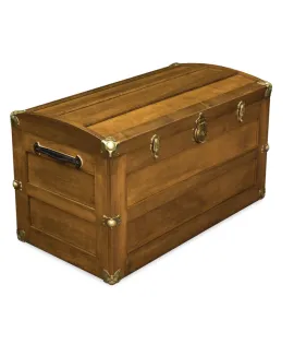 Trunk with Rounded Lid Chest