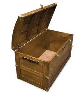 Trunk with Rounded Lid Chest