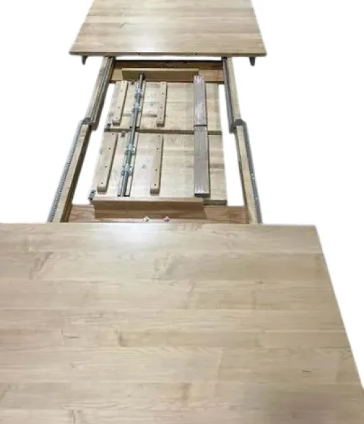 Jessica Double Pedestal Dining Table, Brown Maple, D22N11322 Granola QUICK SHIP - 30% Off or Best Offer