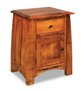 Boulder Creek  1 Drawer 1 Door Night Stand