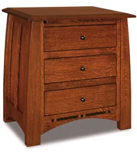 Boulder Creek  3 Drawer Night Stand