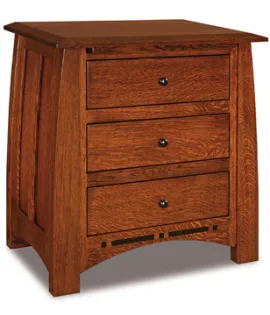 Boulder Creek  3 Drawer Night Stand