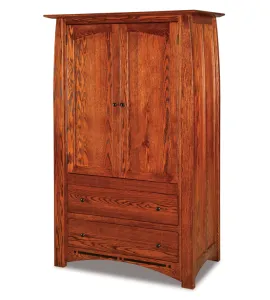 Boulder Creek  2 Drawer 2 Door Armoire