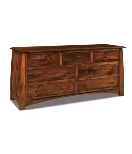 Boulder Creek 73&quot; 7 Drawer Dresser