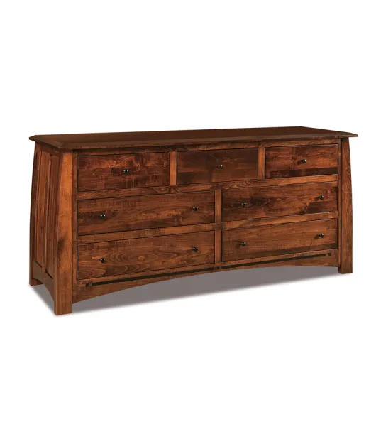 Boulder Creek 73" 7 Drawer Dresser