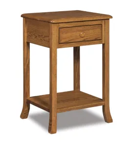 Carlisle  1 Drawer Open Night Stand
