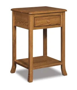Carlisle  1 Drawer Open Night Stand