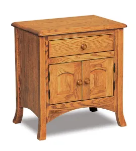 Carlisle  1 Drawer 2 Door Night Stand
