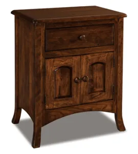 Carlisle  1 Drawer 2 Door Night Stand