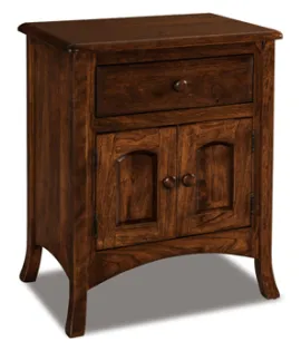 Carlisle  1 Drawer 2 Door Night Stand