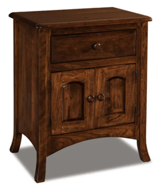 Carlisle  1 Drawer 2 Door Night Stand