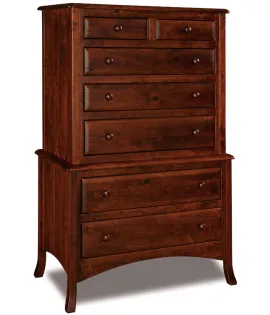 Carlisle 7 Drawer Chest on Chest