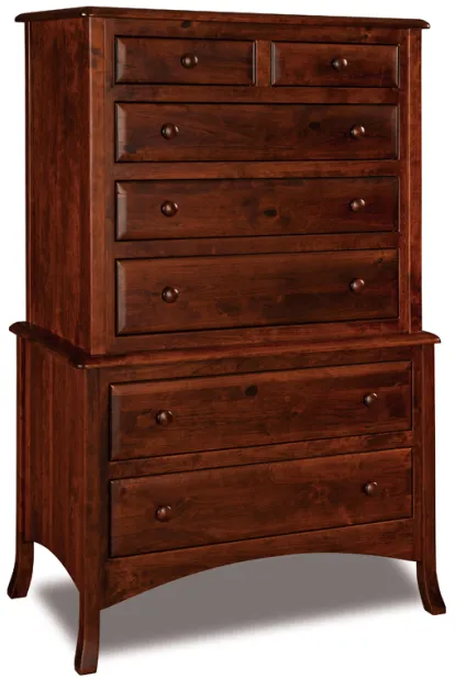 Carlisle 7 Drawer Chest on Chest