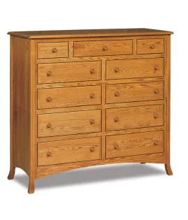Carlisle 11 Drawer Double Chest