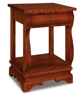 Chippewa Sleigh 1 Drawer Open Night Stand