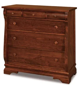 Chippewa Sleigh 6 Drawer Child's Chest