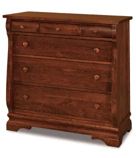 Chippewa Sleigh 6 Drawer Child's Chest