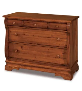Chippewa Sleigh 5 Drawer Child's Chest
