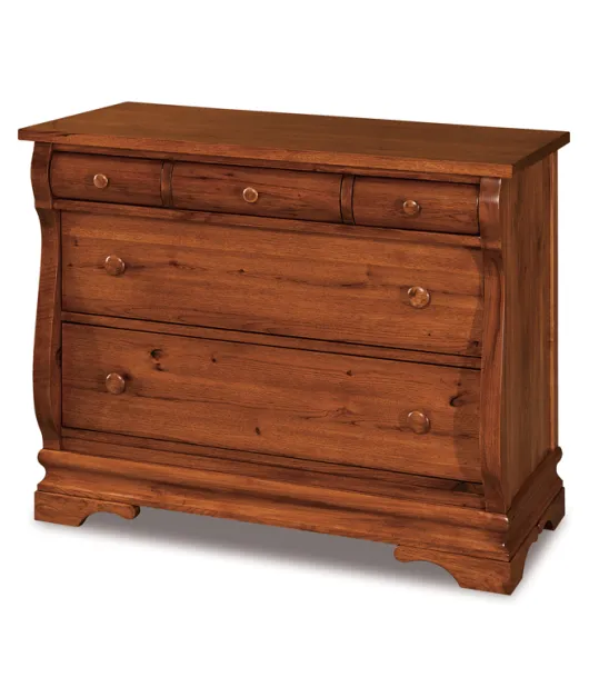 Chippewa Sleigh 5 Drawer Child's Chest