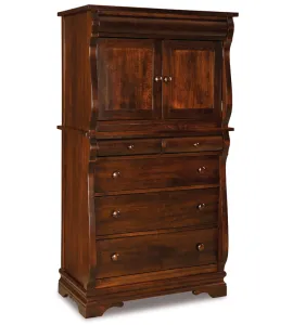 Chippewa Sleigh Chest Armoire