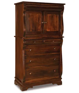 Chippewa Sleigh Chest Armoire