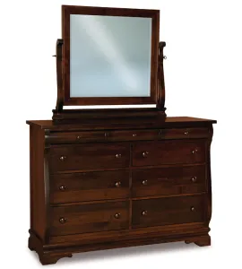 Chippewa Sleigh 58" 9 Drawer Dresser