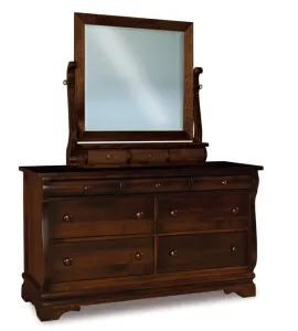 Chippewa Sleigh 58" 7 Drawer Dresser