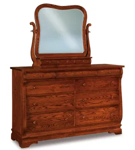 Chippewa Sleigh 65" 9 Drawer Dresser