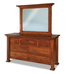Empire  71" 7 Drawer Dresser with Jewelry Drawer
