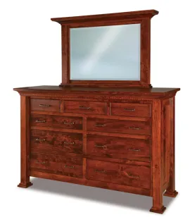 Empire  71&quot; 9 Drawer Dresser