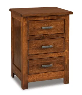 Flush Mission 3 Drawer Night Stand