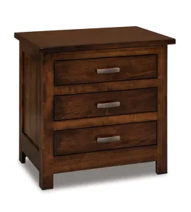 Flush Mission 3 Drawer Night Stand