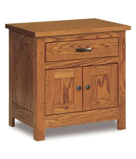 Flush Mission 25&quot; 1 Drawer 2 Door Night Stand
