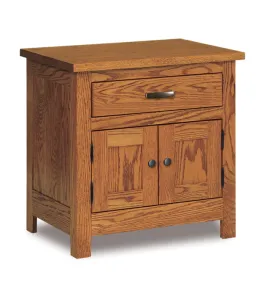 Flush Mission 1 Drawer 2 Door Night Stand