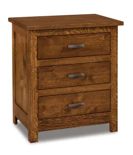 Flush Mission 3 Drawer Night Stand