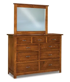 Flush Mission 59&quot; 9 Drawer Dresser