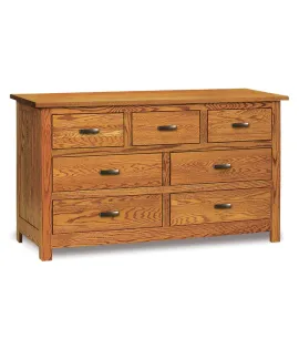 Flush Mission 59&quot; 7 Drawer Dresser