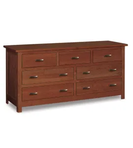 Flush Mission 72" 7 Drawer Mule Dresser