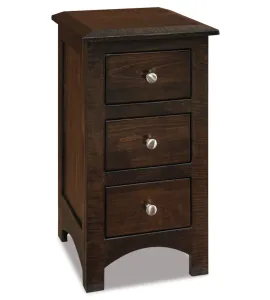 JR Finland 15" 3 Drawer Night Stand
