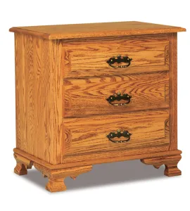 JR Heritage 3 Drawer Night Stand