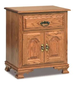 JR Heritage 1 Drawer 2 Door Night Stand