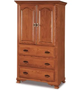 JR Heritage  3 Drawer 2 Door Armoire