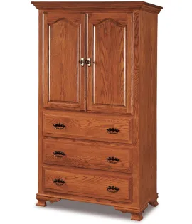 JR Heritage  3 Drawer 2 Door Armoire