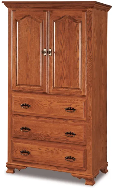 JR Heritage  3 Drawer 2 Door Armoire