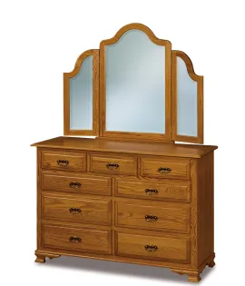 JR Heritage 59&quot; 9 Drawer Dresser