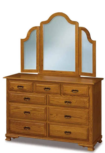 JR Heritage 59" 9 Drawer Dresser