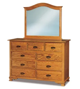 JR Heritage 59" 9 Drawer Mule Dresser